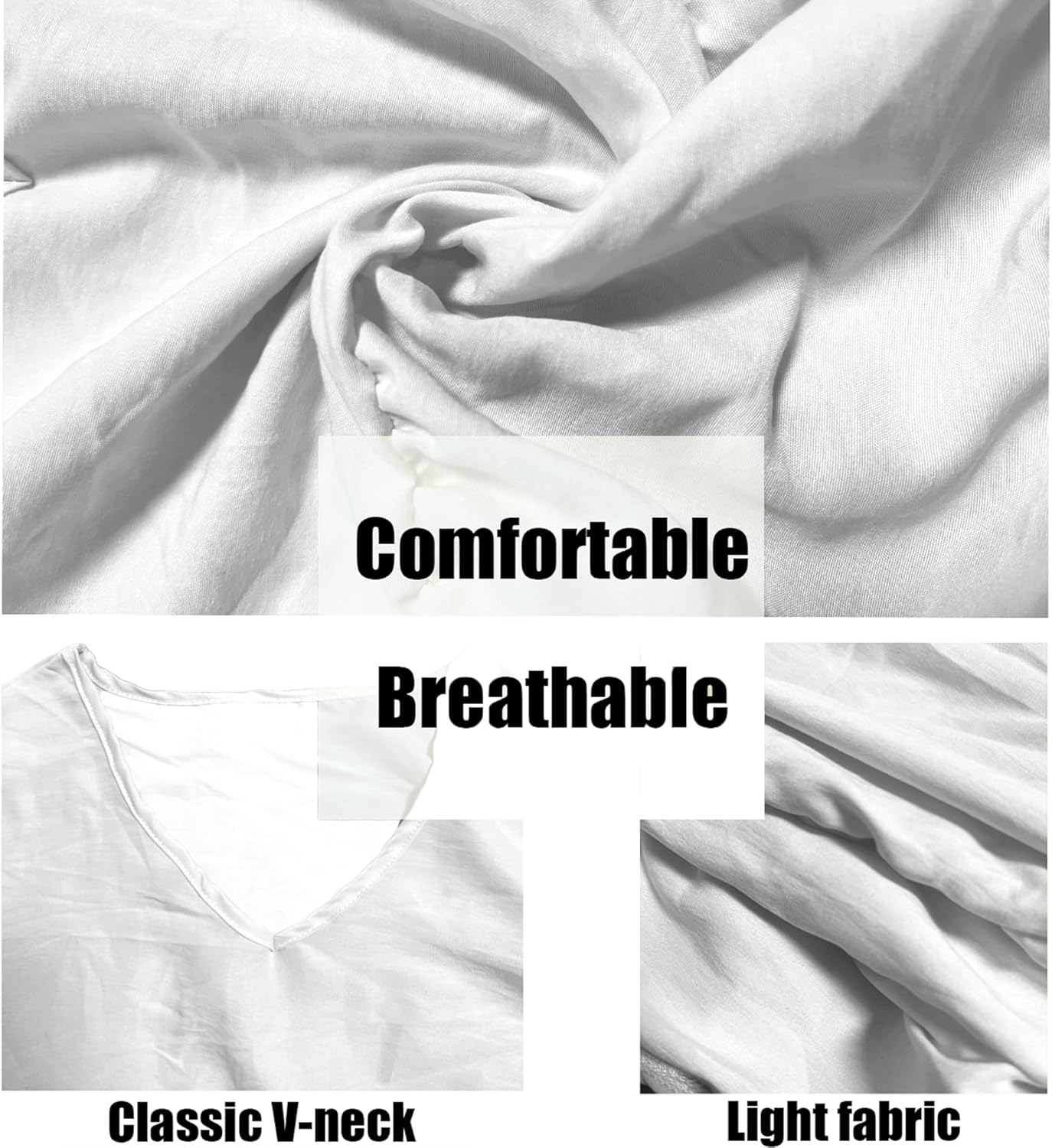 Women'S Solid V-Neck Ruffle Hem Blouse Peplum Top image number 3