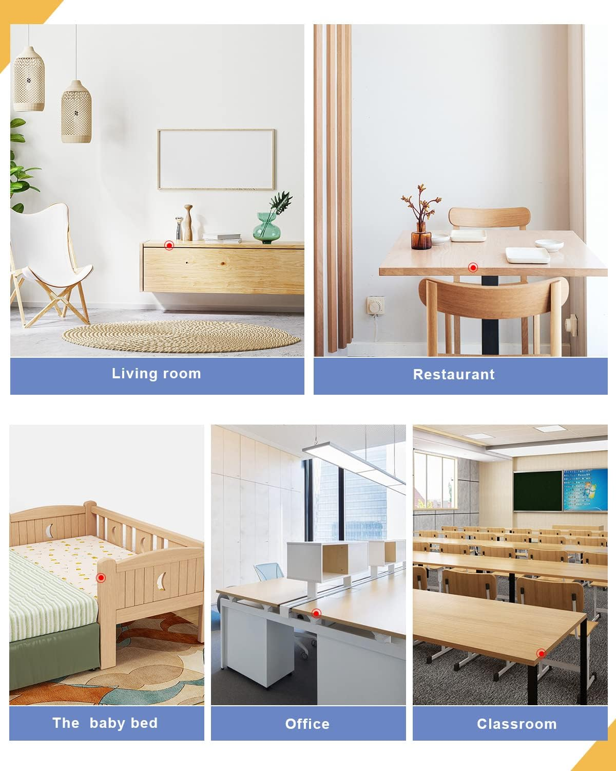 Corner Protectors, Clear Corner Protector Baby Proofing, Soft Edge Protectors,32.8Ft(10M) Corner Guards Furniture Corner&Edge Safety Bumpers with Upgraded Strong Adhesive for Furniture&Sharp Corners image number 6