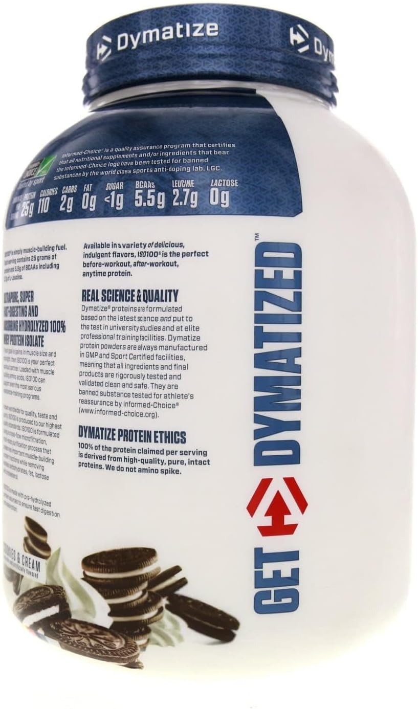 Dymatize Iso-100 Cookies & Cream - 5 LBS