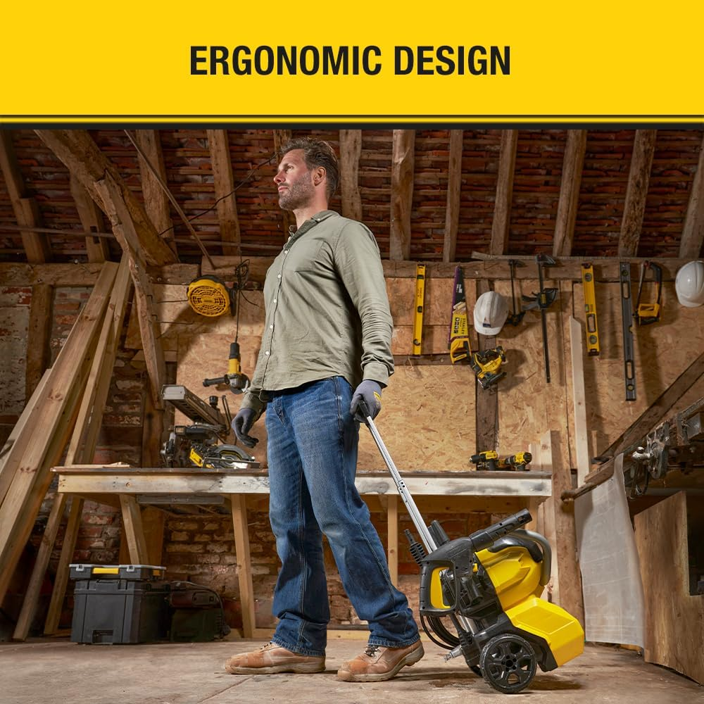 STANLEY FATMAX V20 | 2X18V Pressure Washer - Brushless Motor, 55 and 70 Bar for Added Flexibility, plus 100 Bar Boost Mode, Self-Priming Kit, Bare Unit image number 5