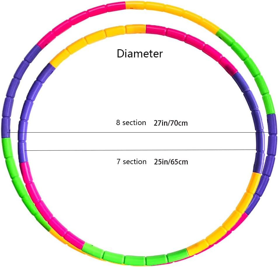 Hoola Hoop for Kids Detachable Exercise Children Hoopa for Sports & Playing image number 5