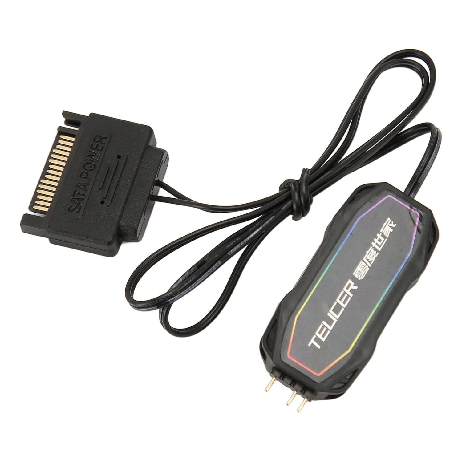 EVGATSAUTO Mini ARGB PC Fans Controller, Power Supply Self Adjusting Speed Brightness for Computer Chassis ARGB Lighting image number 5