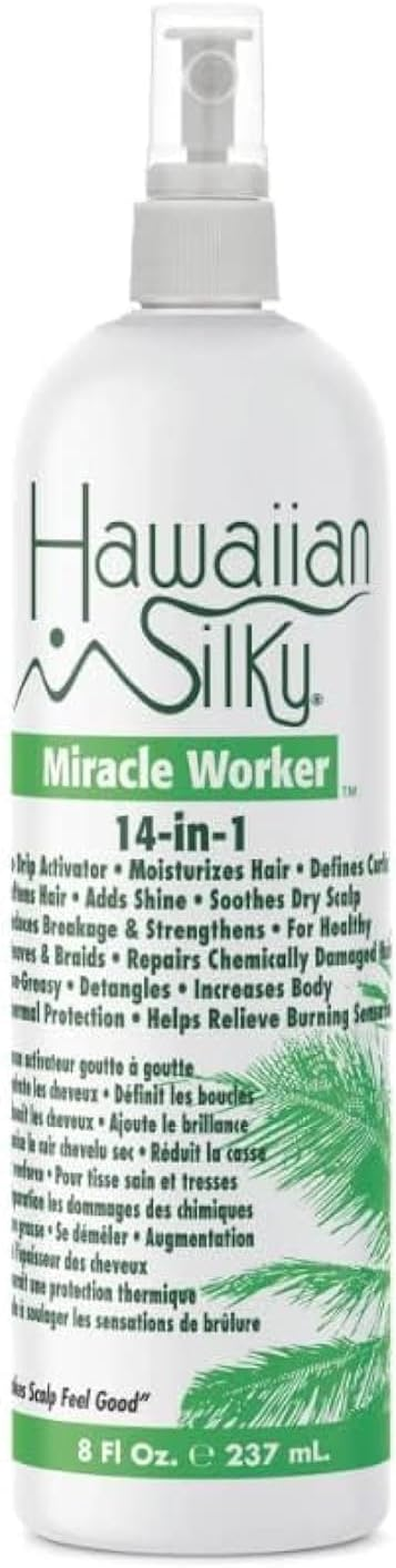 (240Ml) - Hawaiian Silky Hawaiian Silky 14-In-1 Miracle Worker, White, 8 Fl Ounce image number 1