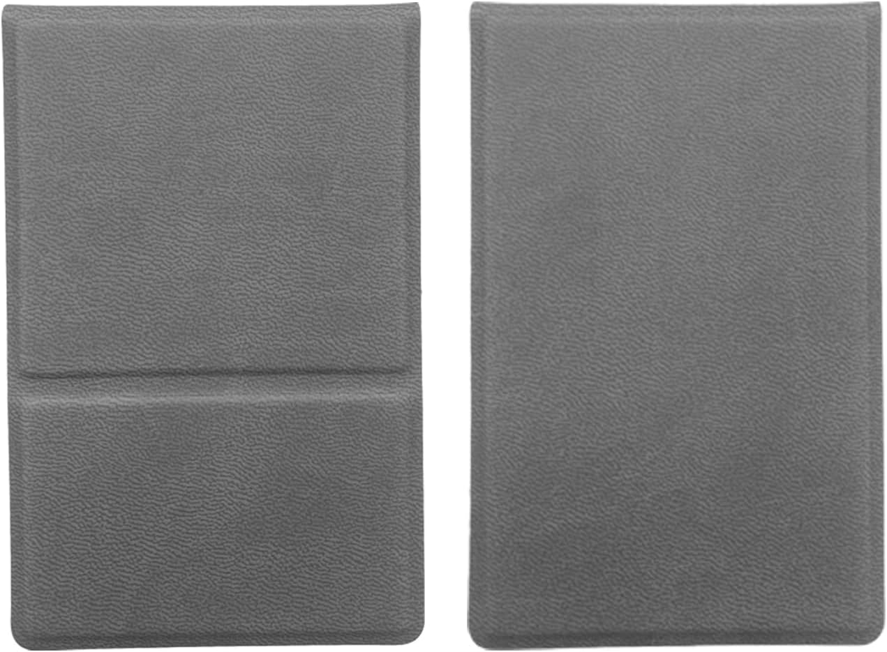 Stainless Steel Compact Mirror with Luxurious PU Leather Case Cover, Unbreakable Travel Makeup Mirror, Folding Pocket Mirror, Portable Purse Mirror, Mini Mirror (Grey) image number 6