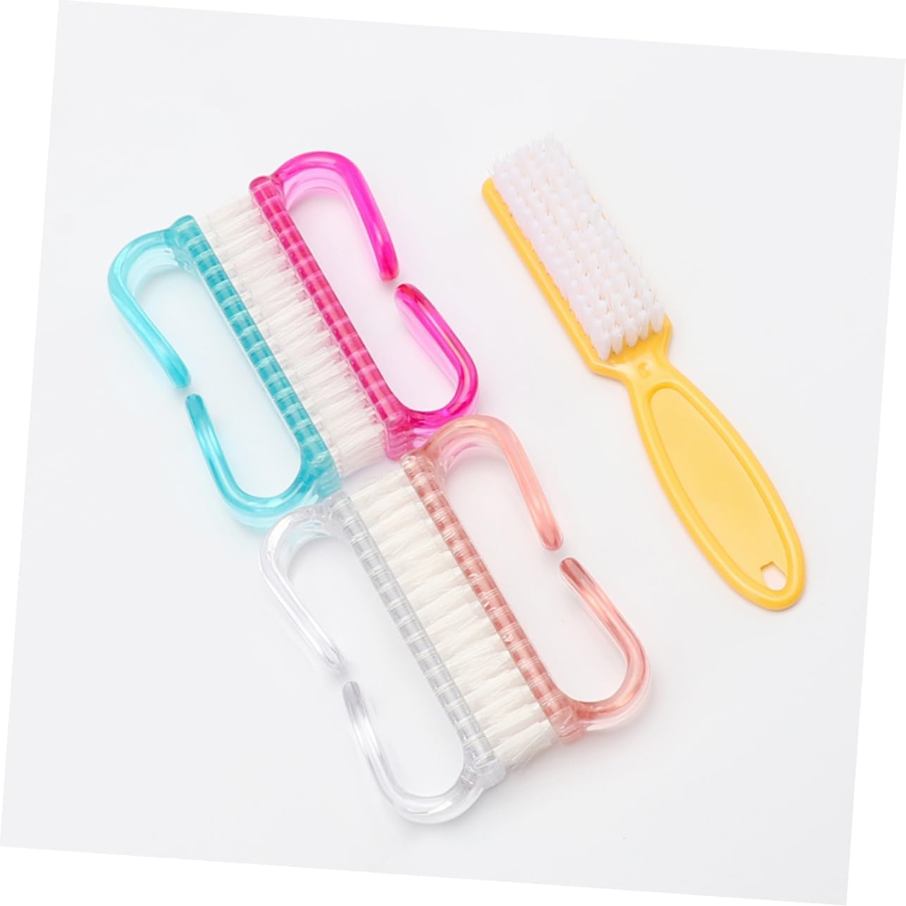 FRCOLOR Sturdy Nail Brush for Nail Art and Manicure Cleaning Dust and Filing Residue Comfortable Handle Design image number 4