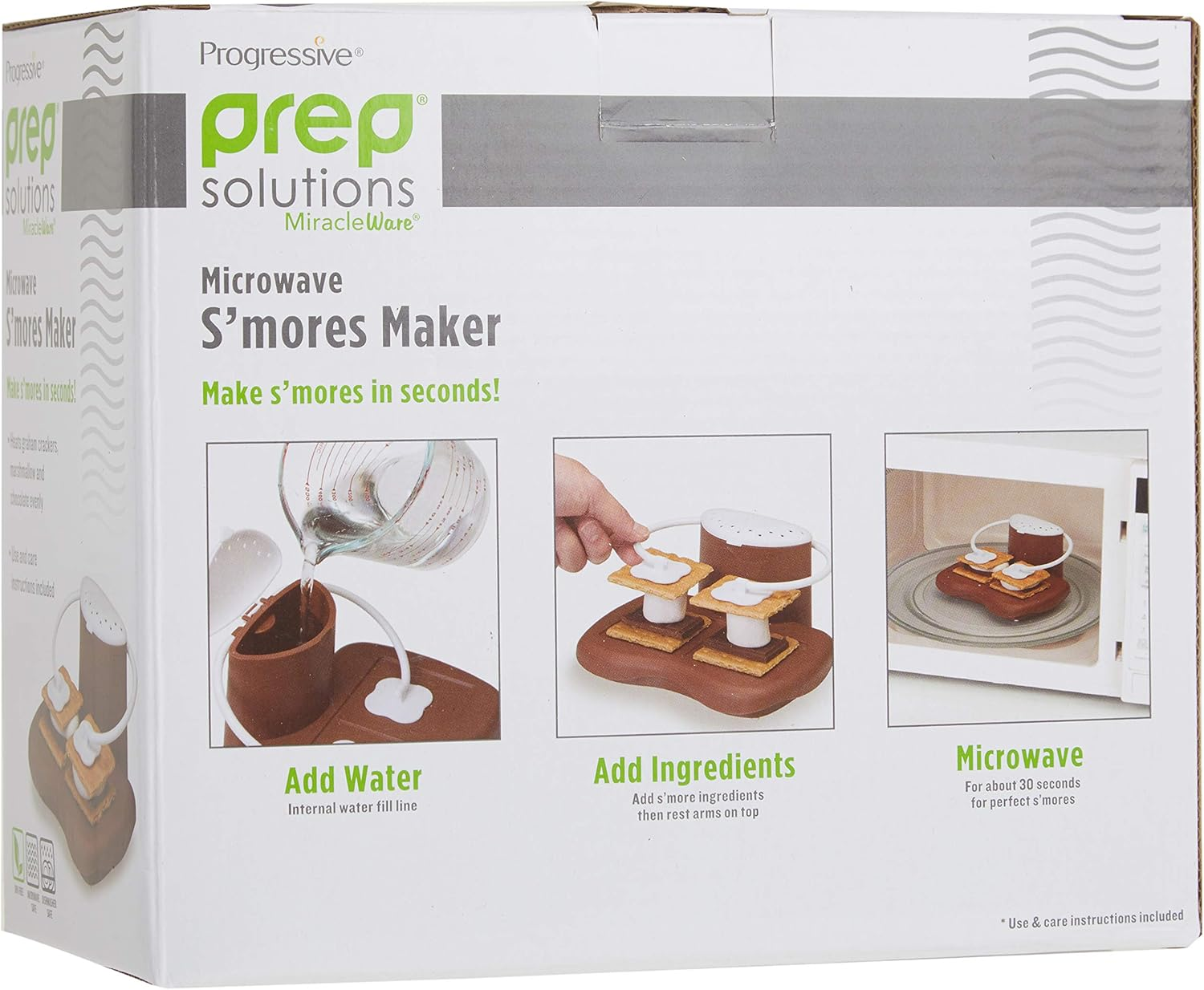 Progressive Microwave S'Mores Maker, Brown/White image number 1