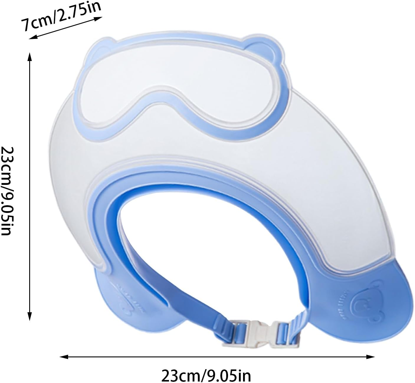 Mivpzisk Kids Hair Washing Shield | Waterproof Adjustable Kids Shower Cap,Bathing Accessories for Girls Boys Shampoo Hair Washing - Pink image number 3