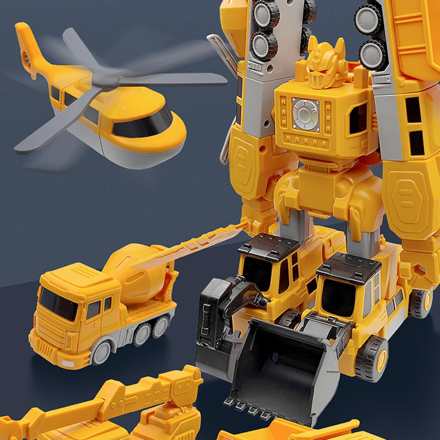 Building Blocks for Kids - 35-Piece Engineering Car Construction Set with Storage Box, Learning Toys for Toddlers Ages 3-8, Blocks for Indoor & Outdoor Play (Engineering Series) image number 5