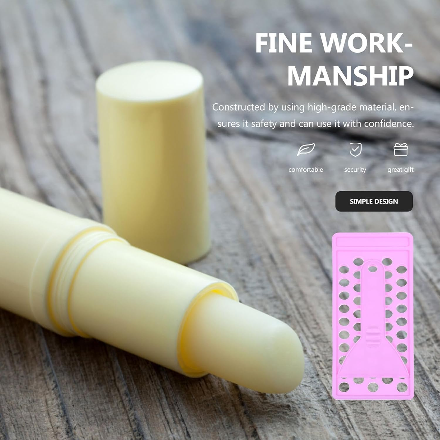 PP Lip Balm Mold Filling Tray with Spatula DIY Lip Gloss and Lipstick Container Kit Reusable Craft Tool for Handmade Moisturizing Balm image number 2