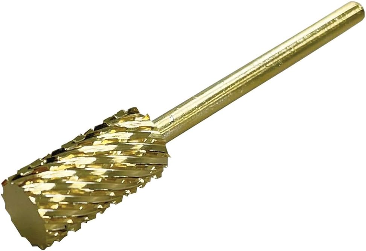 Rooro RO1-28-1 Nail Bit for Nail off Large Bit, Spiral Blade Diameter 0.25 Inches (6.3 Mm), Quickly Sharpening Acrylic and Thick Gels image number 1