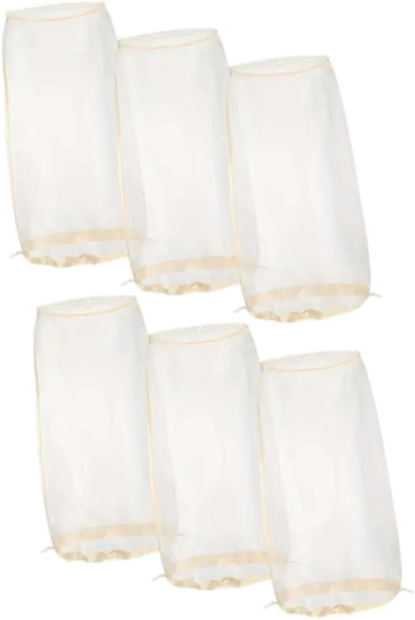 "Abbraccia" 6X Wig Storage Bag Packaging Bag Wig Cover with Drawstring for Transportation, Traveling Salon, Black