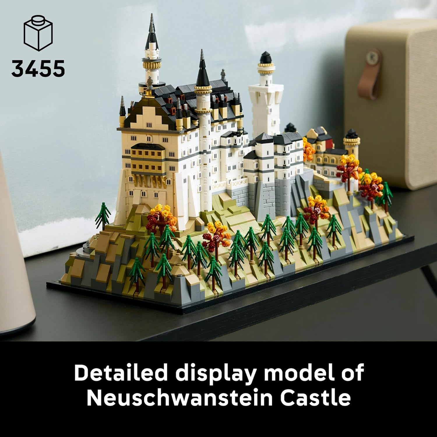 LEGO&reg; Architecture Neuschwanstein Castle (3455 Pcs) Collectible Model Kit, Building Set for Adults, Detailed Recreation of an Iconic European Landmark, Great Toy for Travel or History Lovers 21063 image number 4