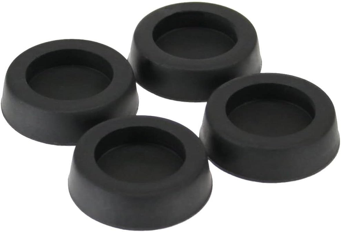 Inline Rubber Feet for PC Case Pack of 4 Black image number 1