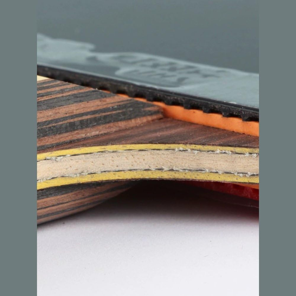 SPP DHS 9 Star H9002-FL Professional Table Tennis Racket - High-Performance Ping Pong Paddle with Superior Spin and Speed - FL Handle