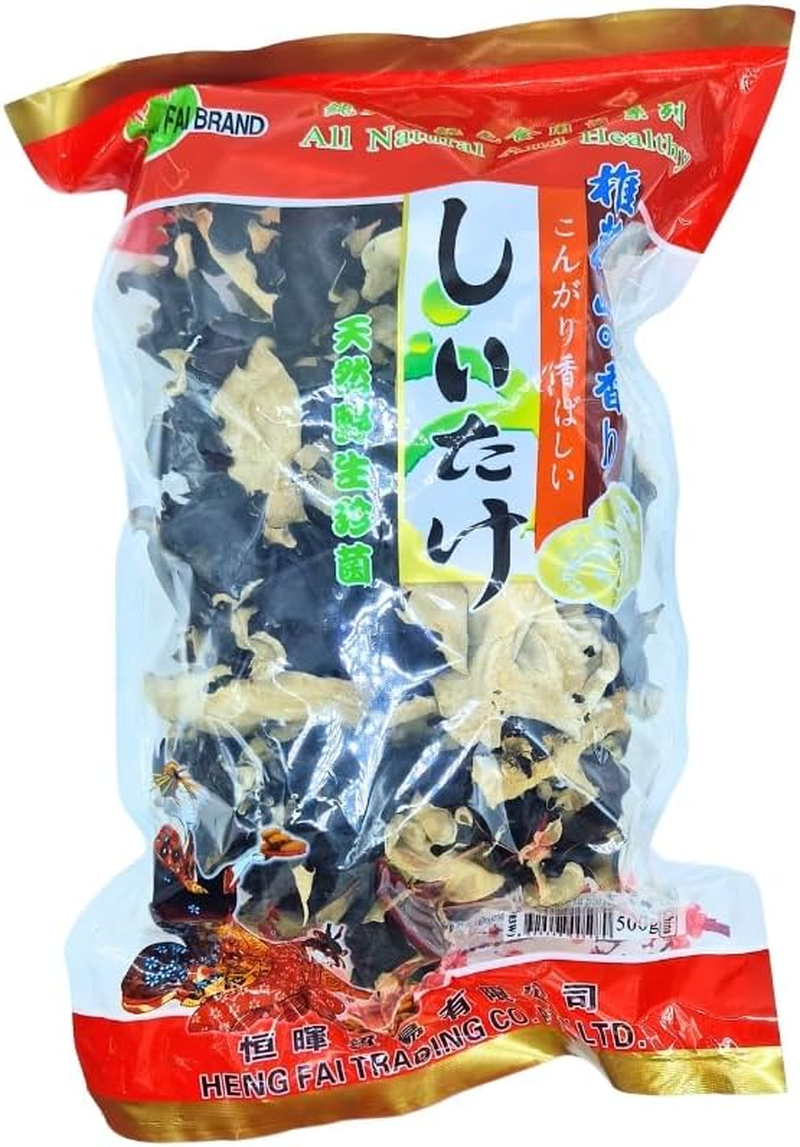 Heng Fai White-Black Fungus 500G image number 2