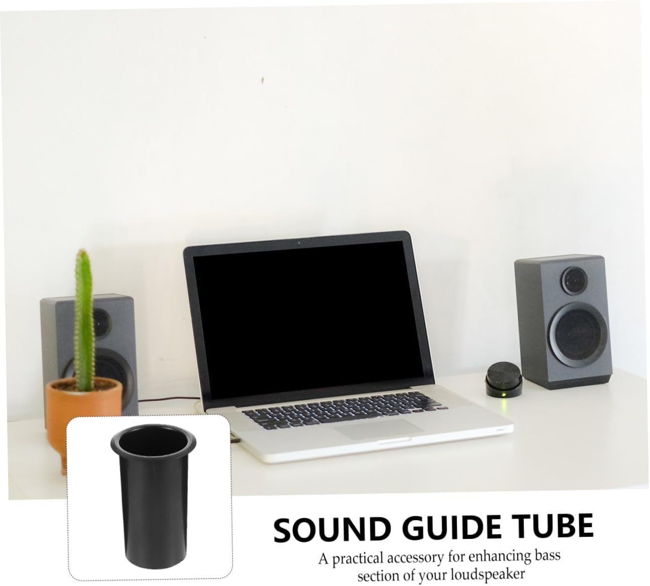 5 PCS Bass Reflex Port Tubes for Subwoofer Speaker Box Replacement Plastic Speaker Tubes with Black Stain-Resistant Coating Easy to Install for Enhanced Low Frequency Output image number 2