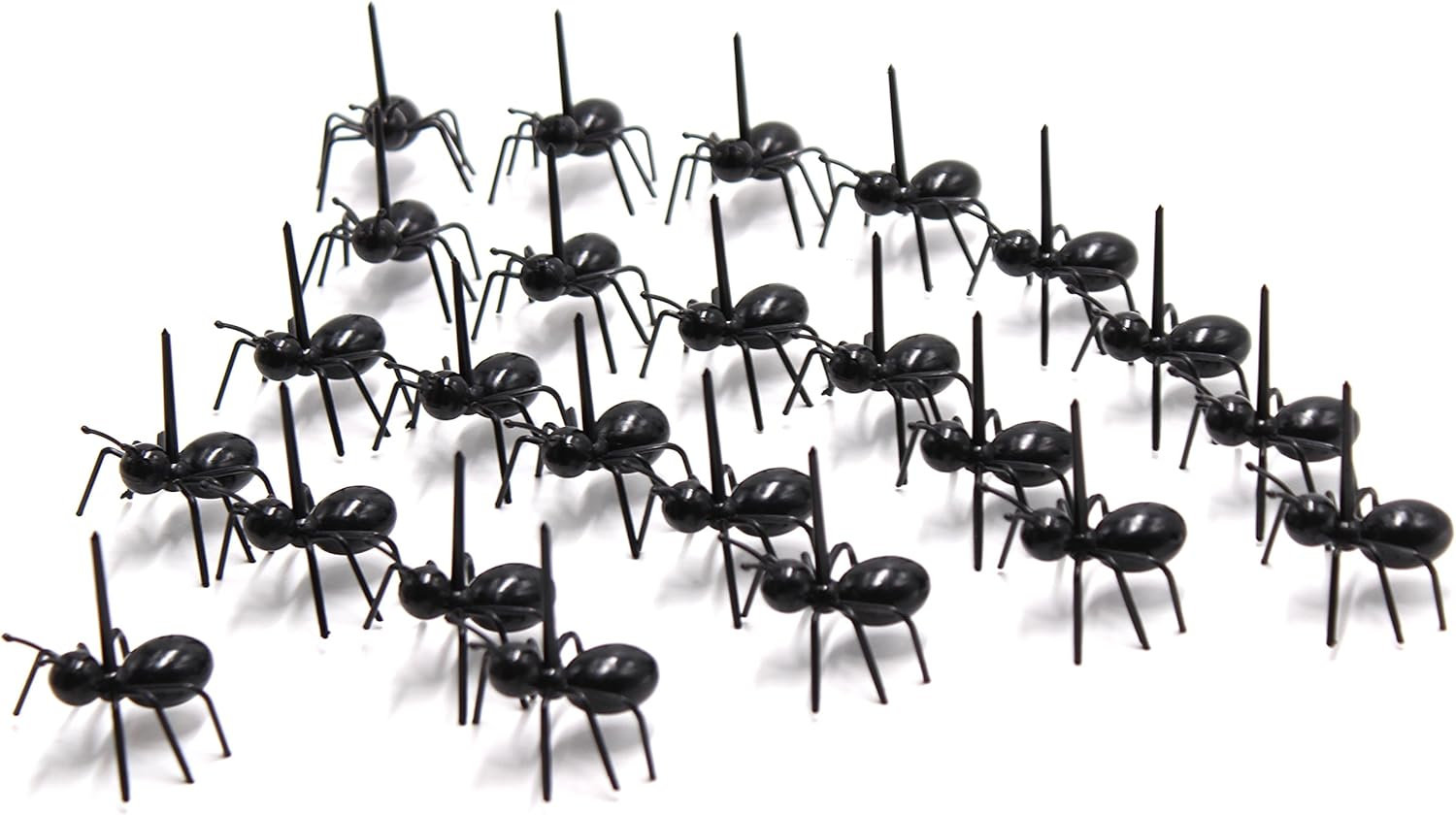 36 Pcs Fruit Forks Bistro Cocktail Forks Tasting Appetizer Forks Set Mini Cake Forks, Cute Ants Design image number 1