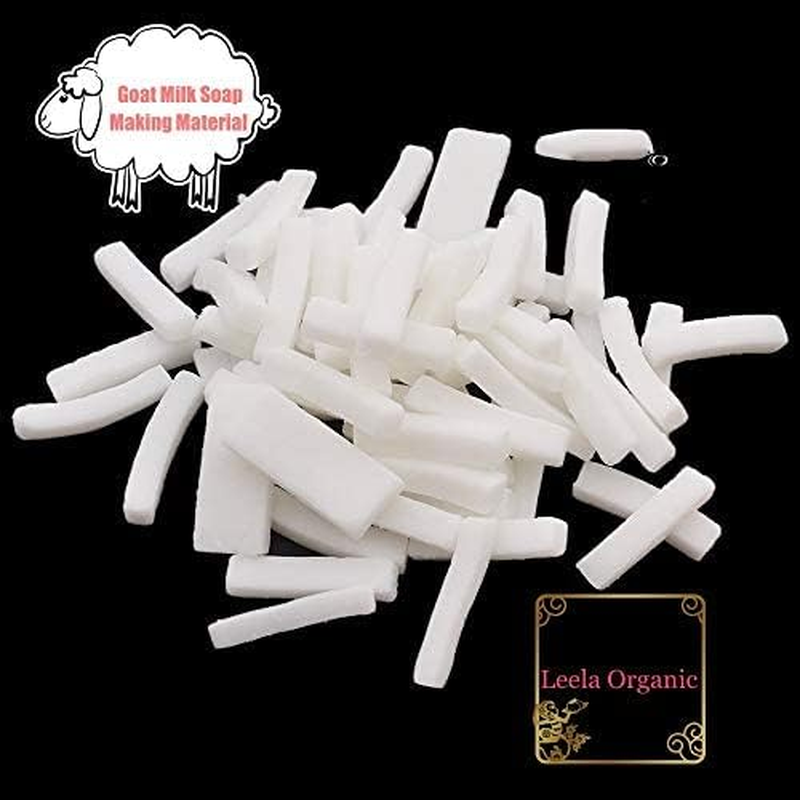 Leela Organic -"Goat Milk Soap Making Base" White Hand Making Soap Raw Material- Net 1KG image number 4