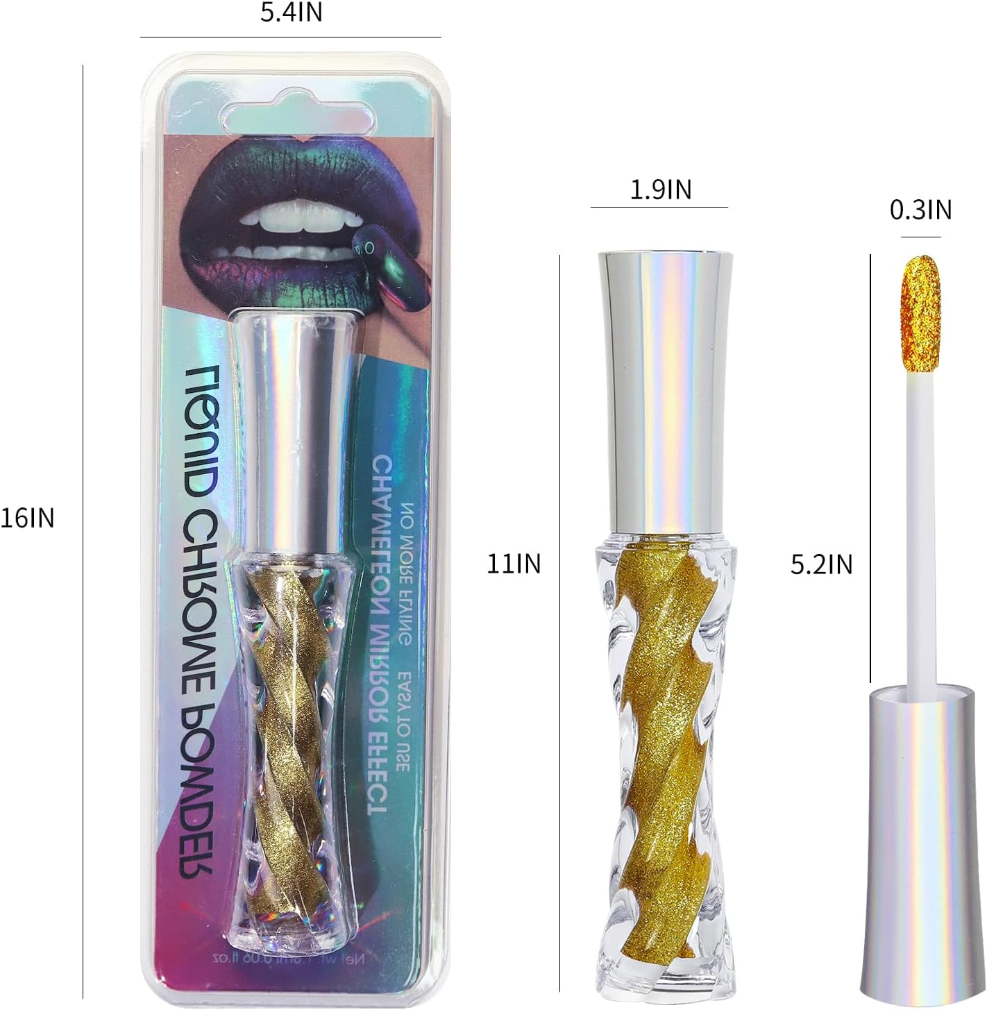 U-Shinein Glitter Nail Powders, Noble Purple Powder for Nails Aurora Iridescent Pearlescent Manicure Art Decoration Glitter Premium Salon Nail Glitter Manicure Pigments for Nail Art 2.6G - Noble Purple image number 2