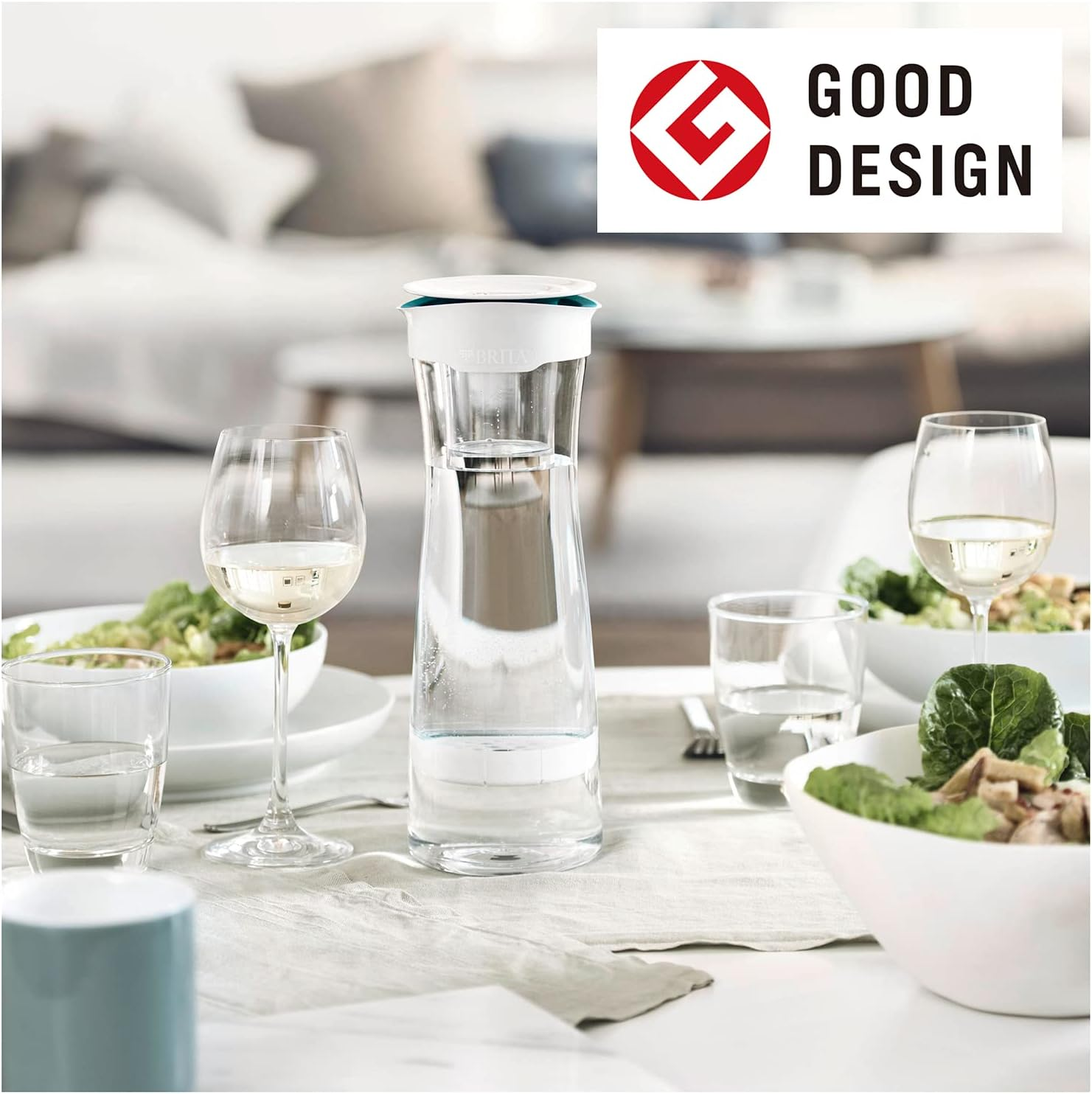 Brita Water Purifier, Carafe, Filtered Water Capacity: 0.1 Gal (0.34 L), Total Capacity: 0.4 Gal (1.3 L), Includes 1 Microdisk Cartridge image number 5