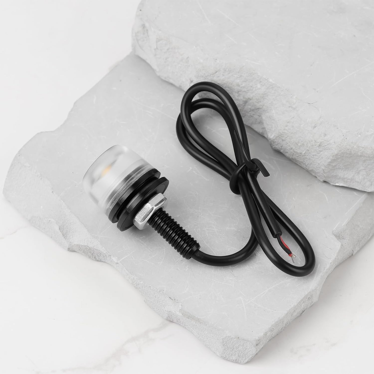 SING F LTD 2X 18Mm Motorcycle SMD Indicator LED Lights for Quad Bikes Atvs Trikes, Yellow Light