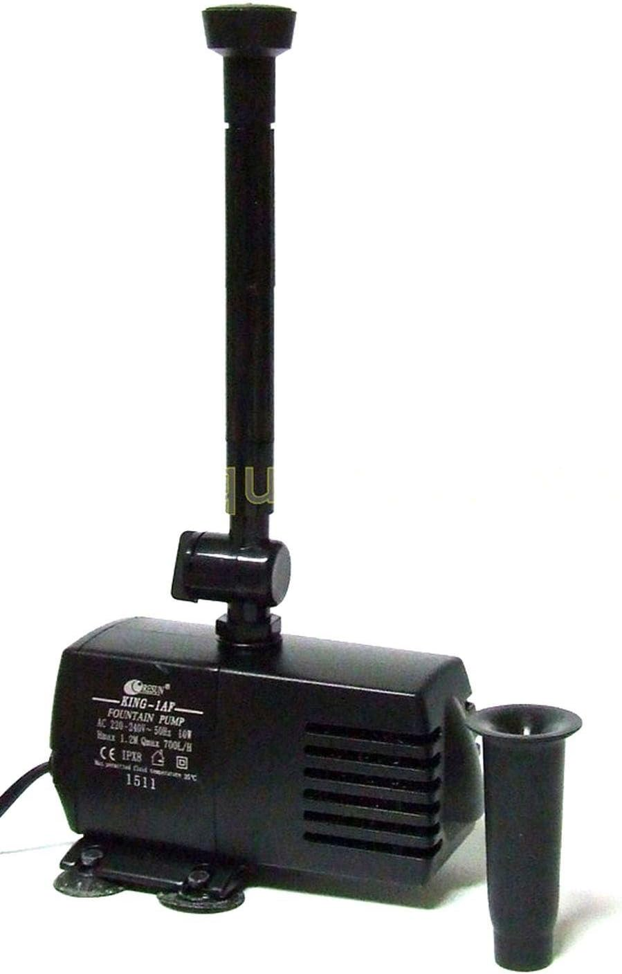 Resun King 1AFLV 700L/Hr 12Volt AC Low Voltage Fountain or Waterfall Pond Pump