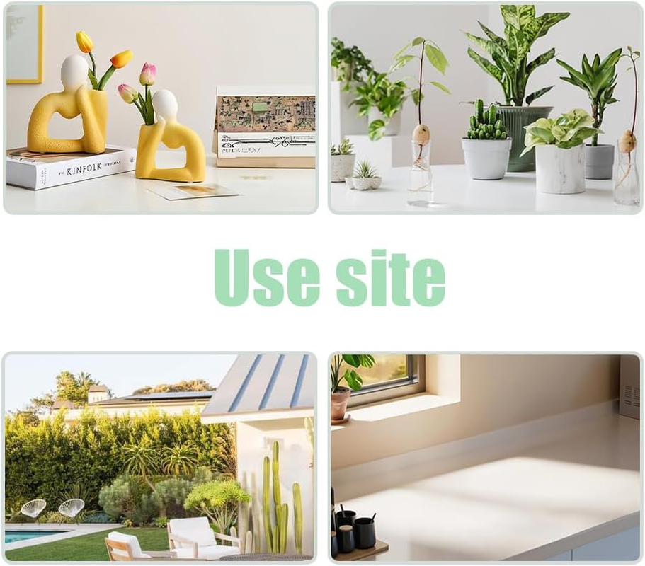 Smiley Face Planter Pot,Small Succulent Flower Pot,Resin Flower Head Planter,Flower Decoration Container,Flower Pot with Drain,For Office,Home,Bedroom image number 1