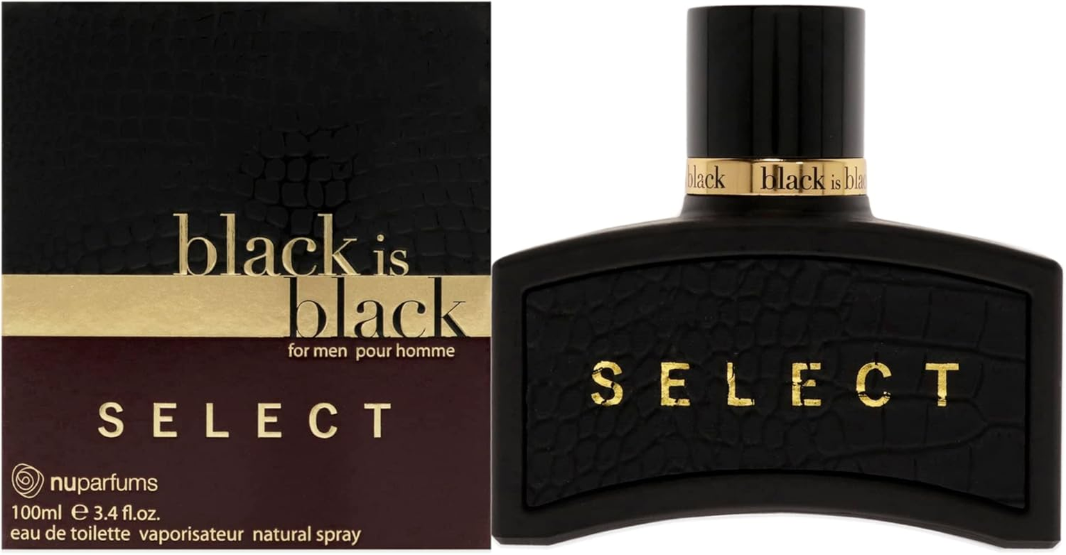 Nuparfums Black Is Black Select for Men 3.4 Oz EDT Spray image number 3