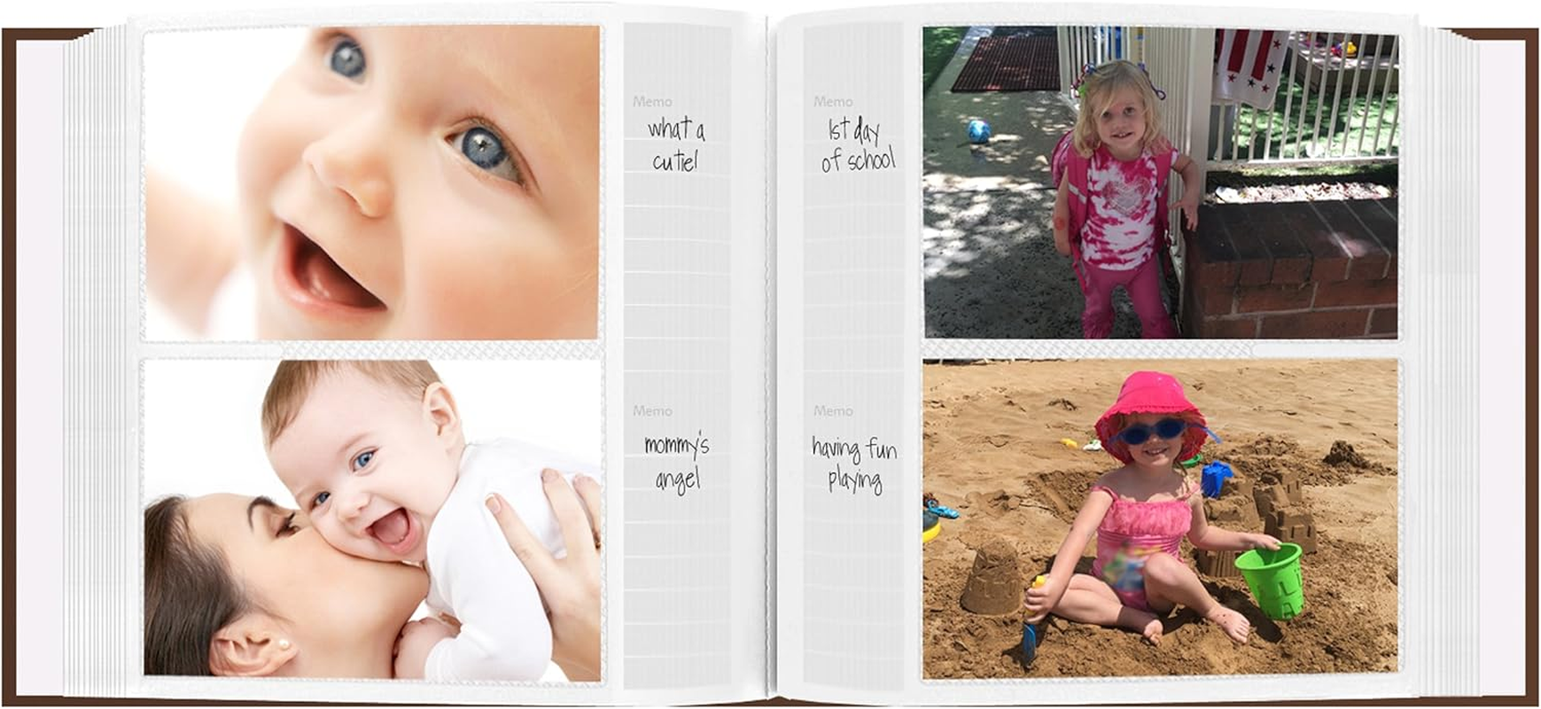 Baby Owl Frame 200 Pkt 4X6 Photo Album, Pink - Blue image number 5