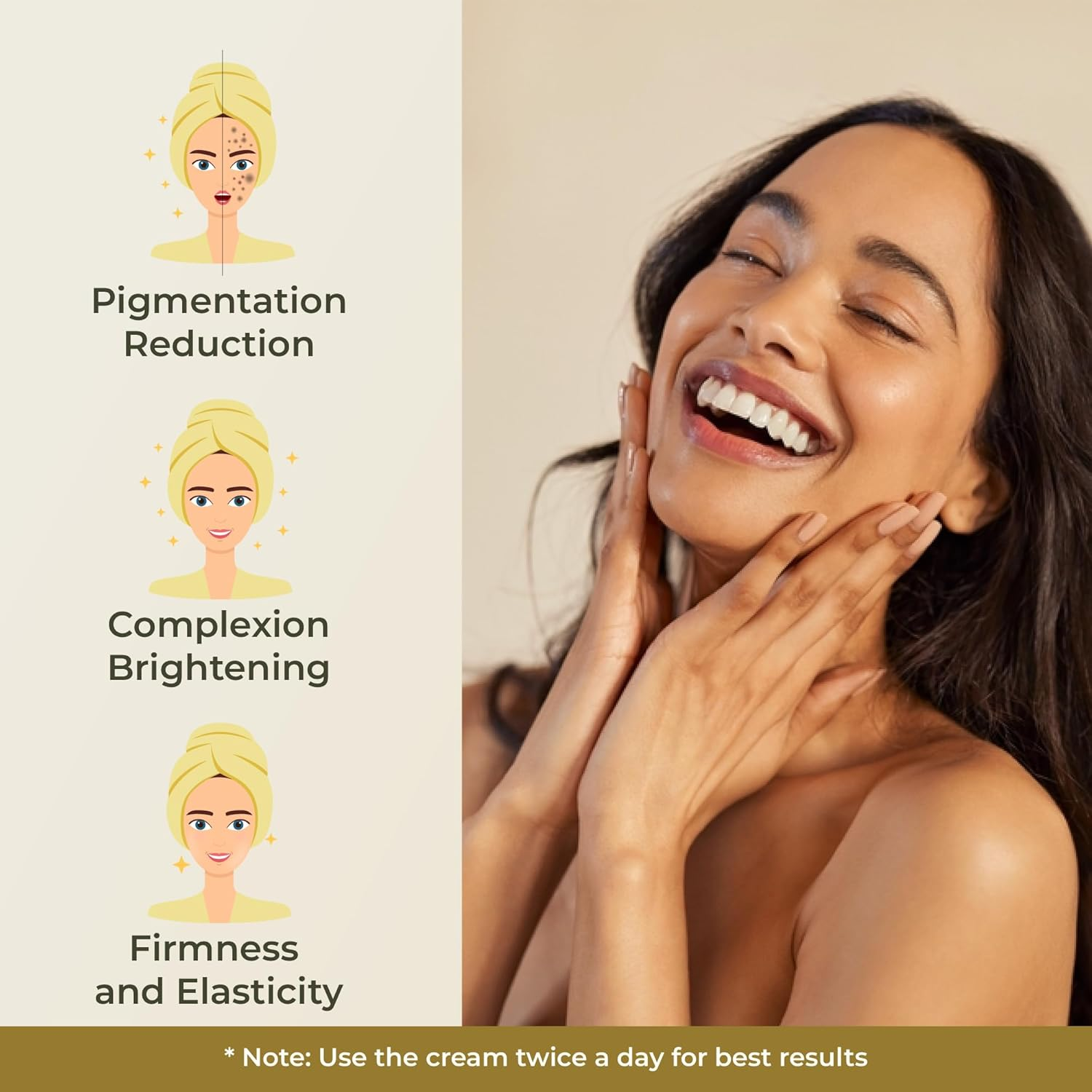 ABERA Melasma Cream (Premium Version) - Dark Spot Corrector, Melasma, Freckle, Sun Spot, Age Spot Remover Advanced Formula for Women and Men (0.7 Oz per Item) image number 3