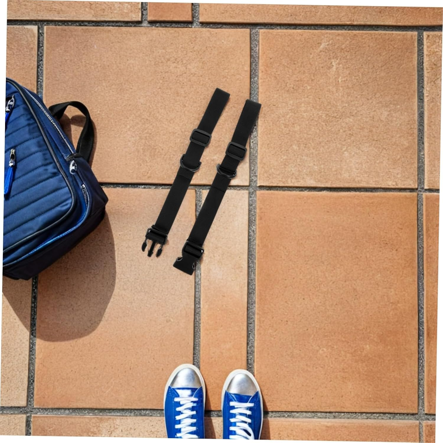 BEBEMOKO 5Pcs Heavy Duty Adjustable Luggage Straps for Suitcases Backpacks Yoga Mats Buckle Fasteners for Secure Travel and Outdoor Gear Binding image number 3