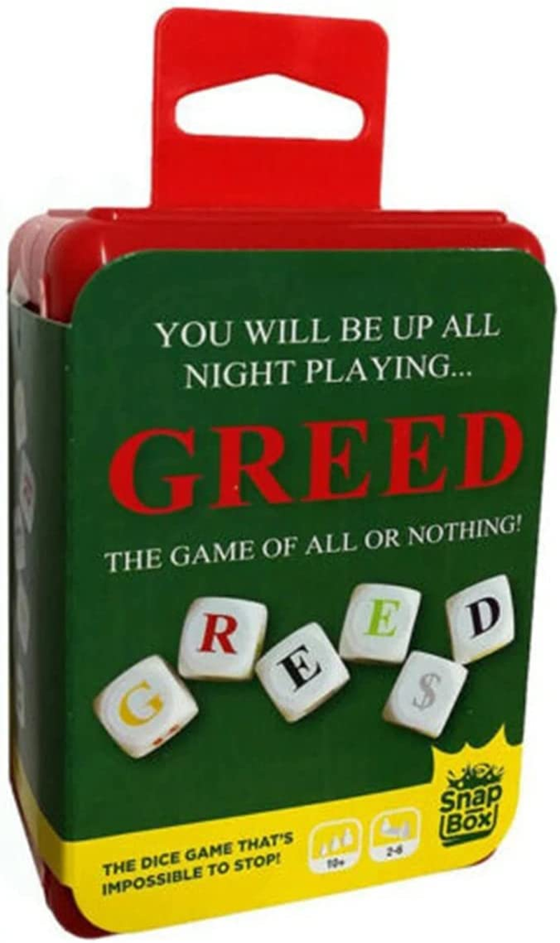 Goliath Snapbox Greed Card and Dice Game, Multicolor