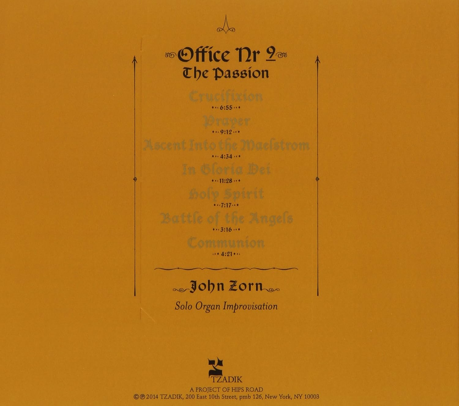 Hermetic Organ Vol.2 St. Pauls Chapel