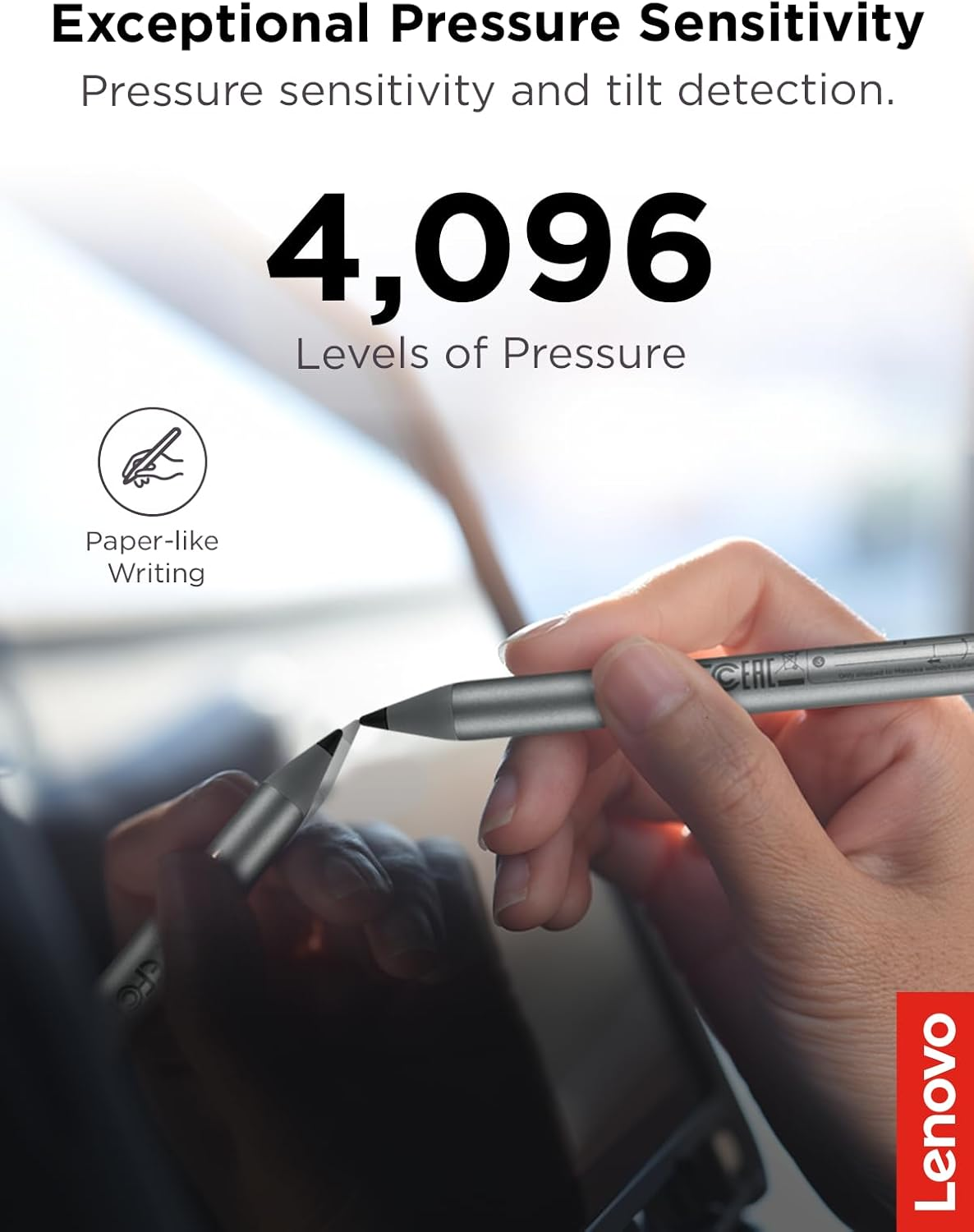 Lenovo USI Pen 2 Magnetic, Grey image number 5