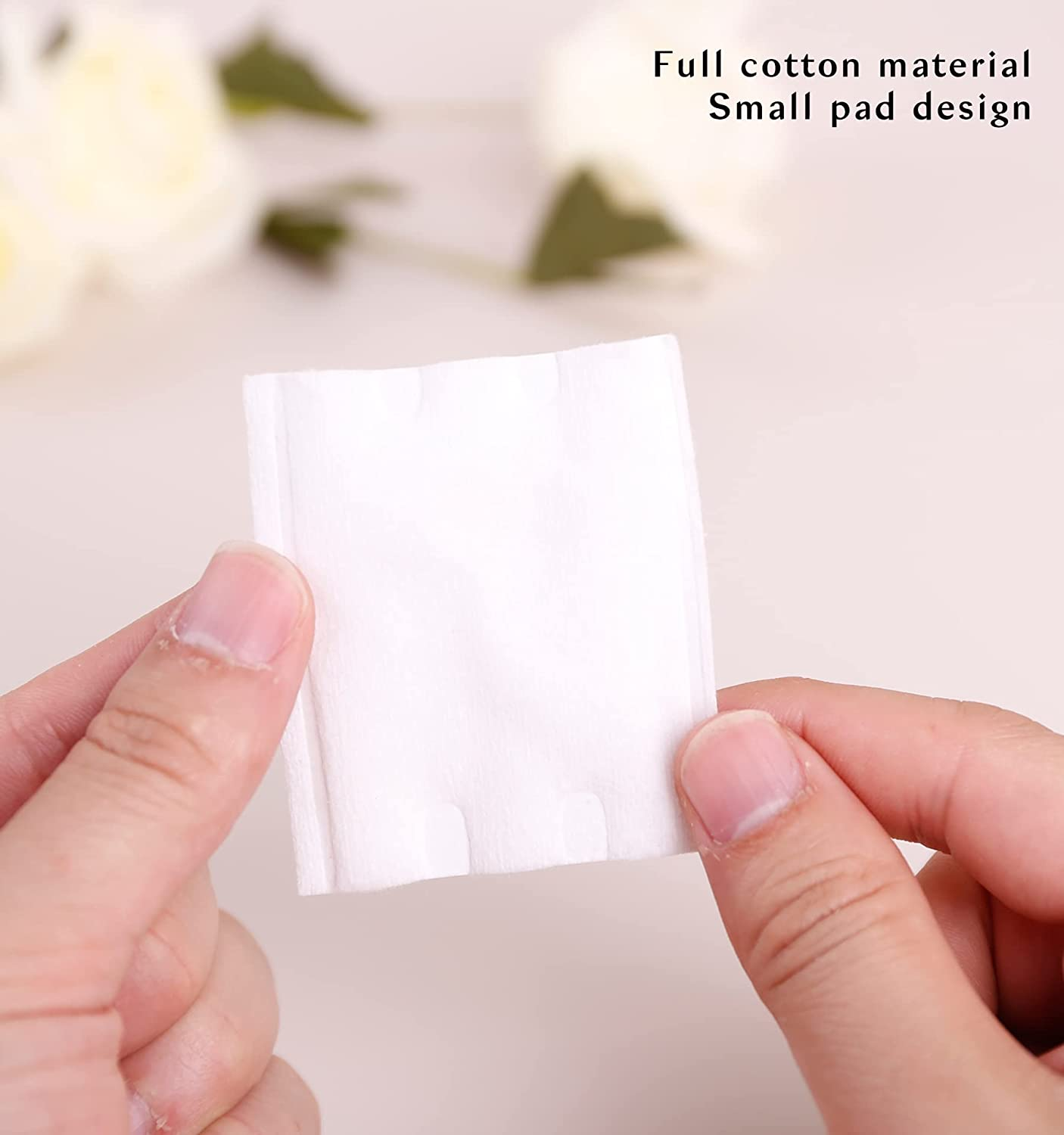 Reyoung Premium Cotton Pads for Face (444 Counts) | Makeup Remover Pads, Hypoallergenic, Lint-Free | 100% Pure Cotton image number 4