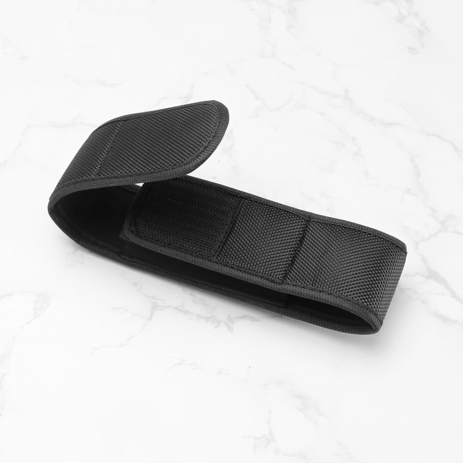 Ecsing Flashlights Pouch Tactical Flashlight Holster Nylon Flashlight Torch Pouch Accessories for Hiking Climbing Working Outdoors 19X5Cm image number 5