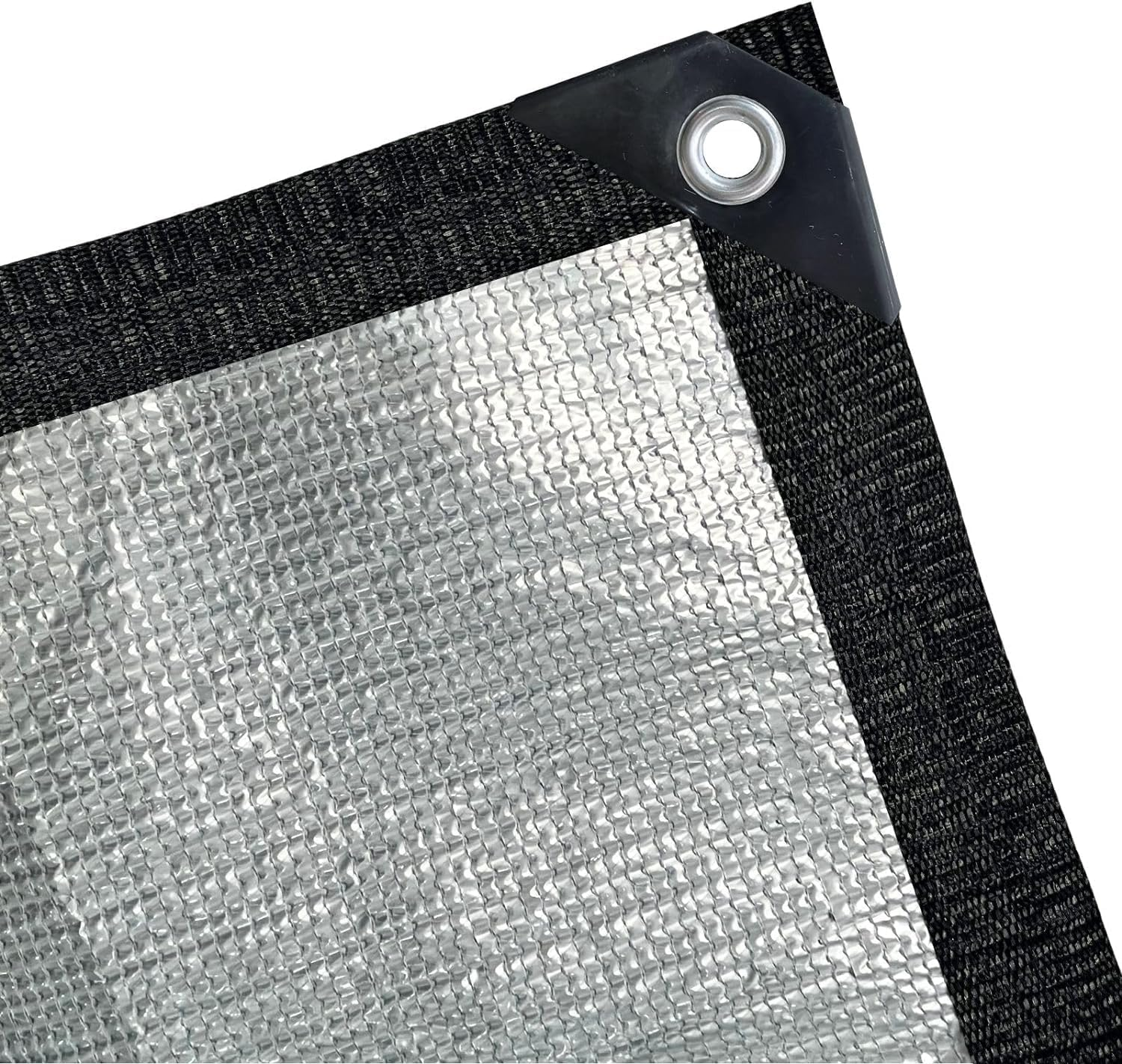 Begrit 99% Reflective Aluminet Shade Cloth with Grommets Sunshade Cloth Garden Cover Shade Mesh (2X4M)