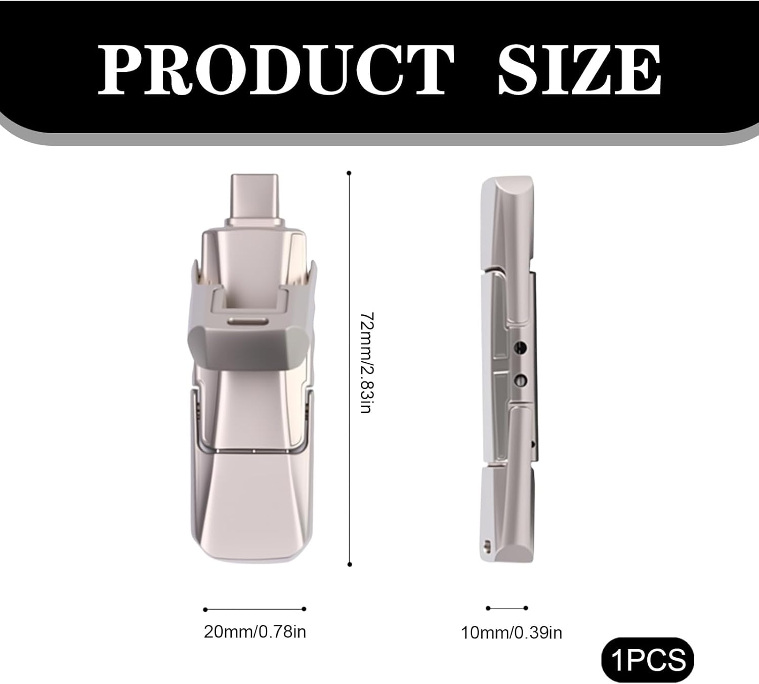 USB Flash Drive, 1Tb High-Speed Photo Stick, Data and Photo Storage Backup, 4-In-1 USB Storage, Suitable for Iphone/Ipad/Android/Pc/More Devices image number 2