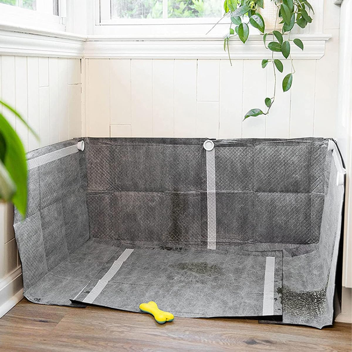 AIMALL 2Pcs Dog Pee Pad Holder, Wall-Mounted Pet Urine Pad Grip with Strong Adhesive Magnets, Secure Non-Slip Pad Solution, Easy Installation image number 3