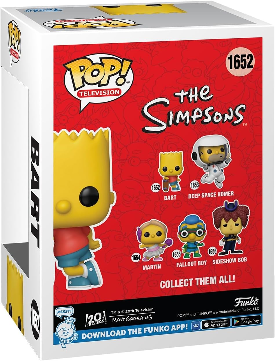 FUNKO POP! Television: Simpsons - Bart image number 5