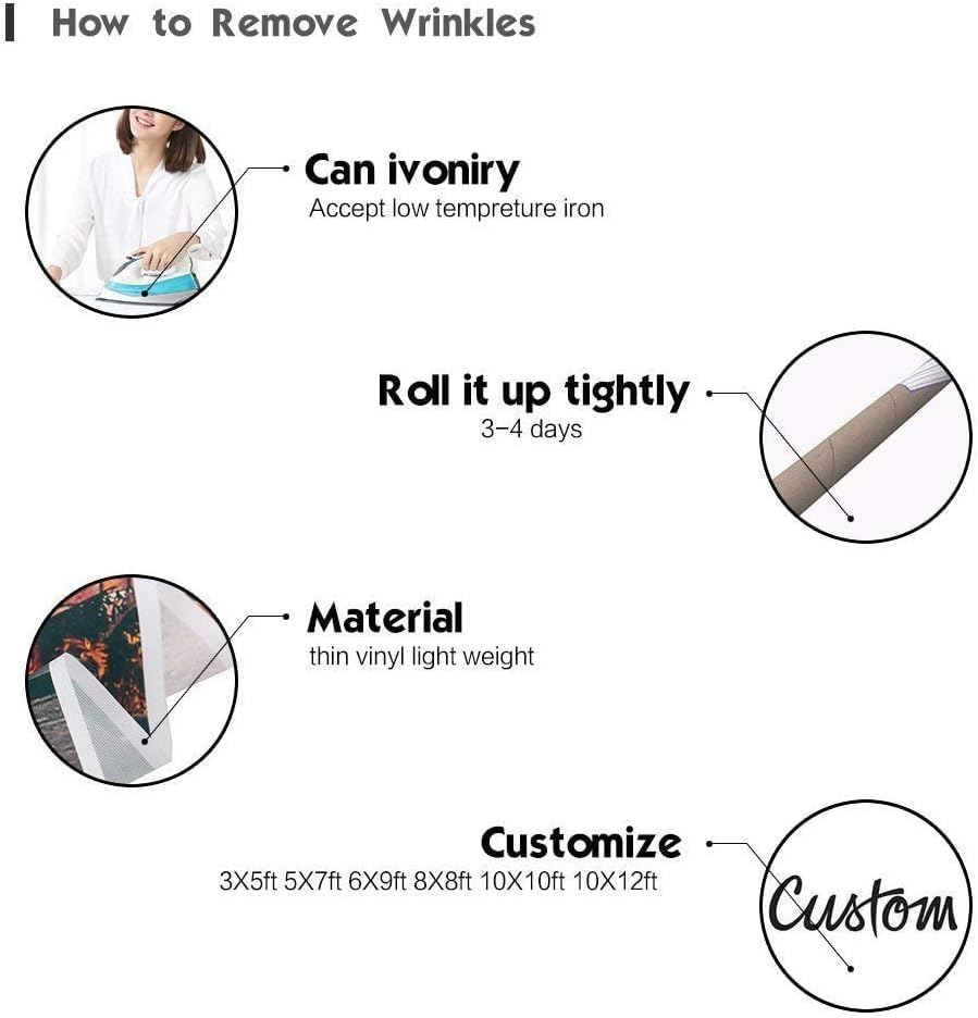 LYCGS 10X8FT Christmas Backdrop Xmas Window Photography Backdrop Winter Dream Wonderland Snow Tree Red Curtain Christma Photo Backdrop Studio Props Banner X-67 image number 3