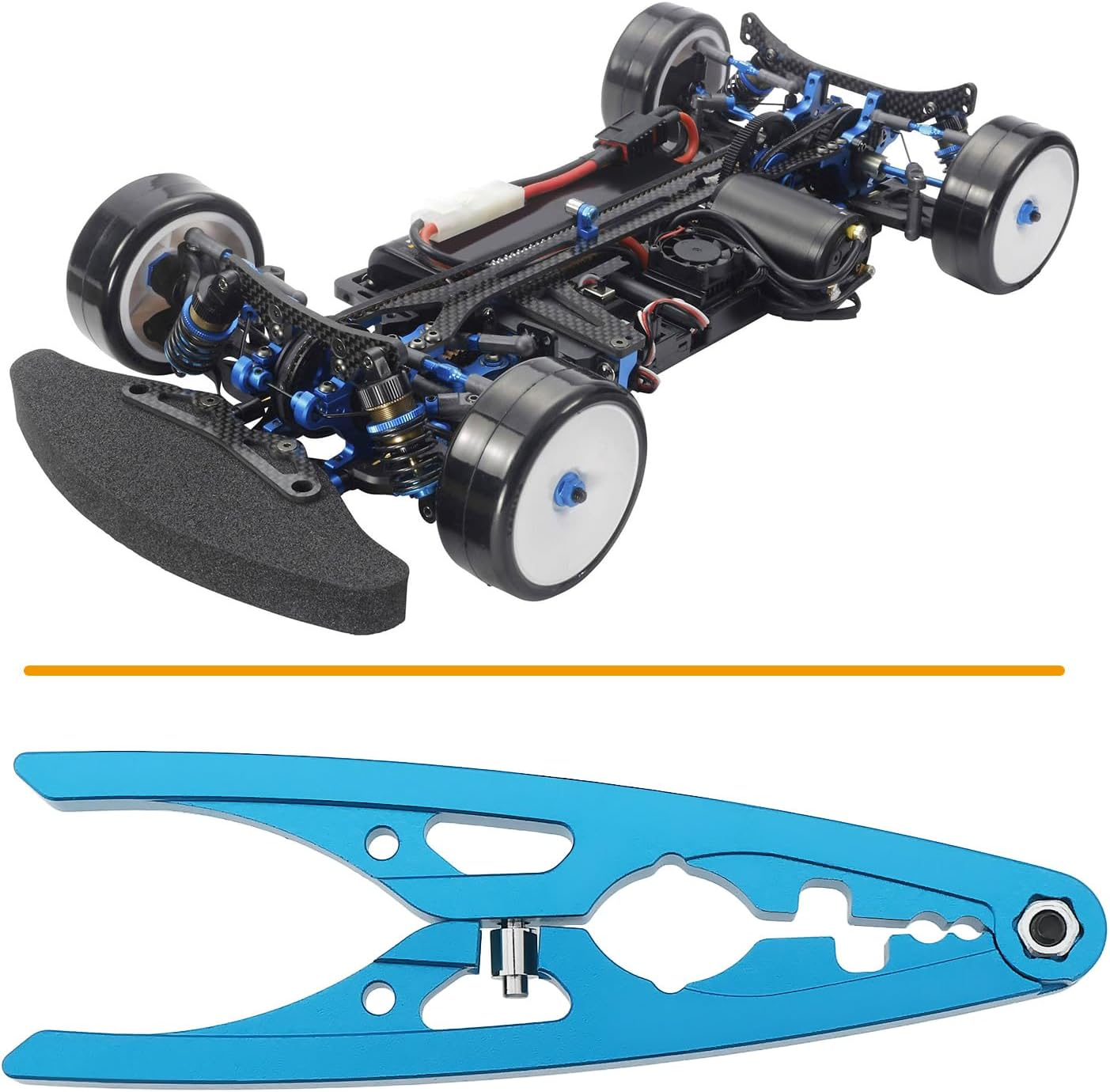 Create Idea RC Damper Pliers Model Car Shock Absorber Clamp 103X7Mm Compatible with Tam-Iya 42276 image number 2