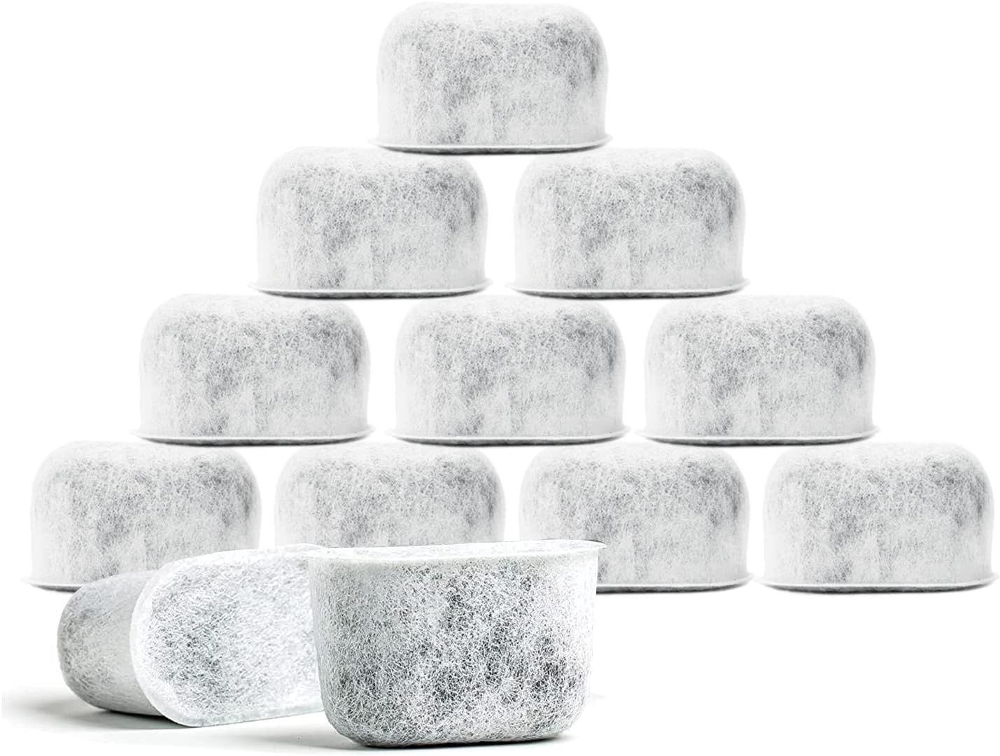 12-Pack Replacement Charcoal Water Filters Compatible with Breville BWF100 - Premium Activated Charcoal Filters for All Breville Coffee Makers and Breville Espresso Machines image number 3