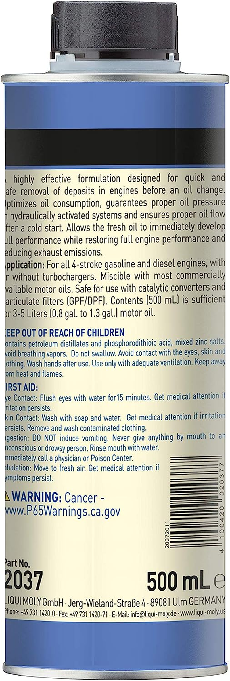 Liqui Moly 2037 Pro-Line Engine Flush - 500 Milliliters image number 1