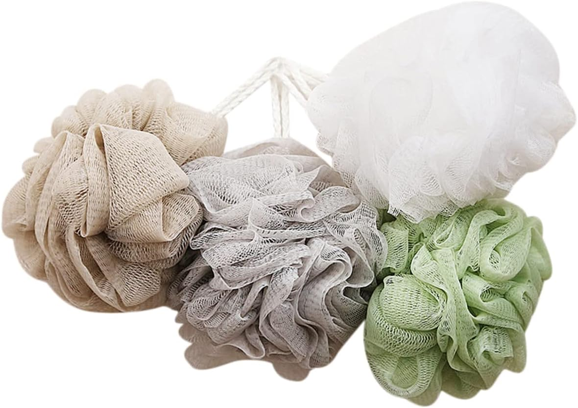 STOBAZA 16Pcs Bath Ball Shower Ball Exfoliating Body Scrubber Large Mesh Nets for Bathroom Accessories for Shower Cleaning and Beauty Sponge Use image number 2