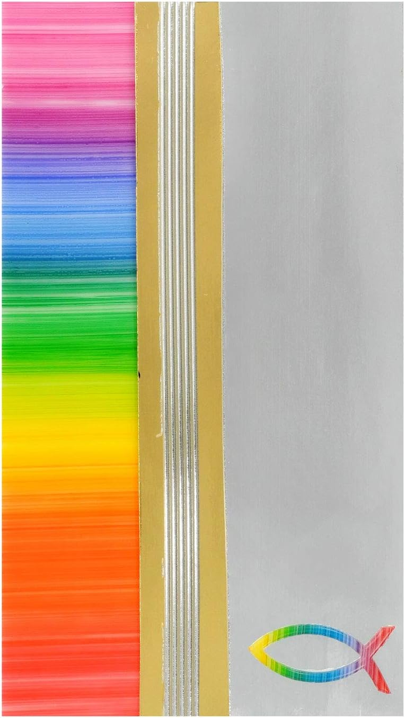 Pracht Creatives Hobby Mix Metallic, 3 Half Plates, Approx. 200 X 50 X 0.5 Mm, a Wax Strip and a Special Character for Modelling and Decorating Candles, Silver Gold Rainbow, 200 X 100 X 0,5 Mm