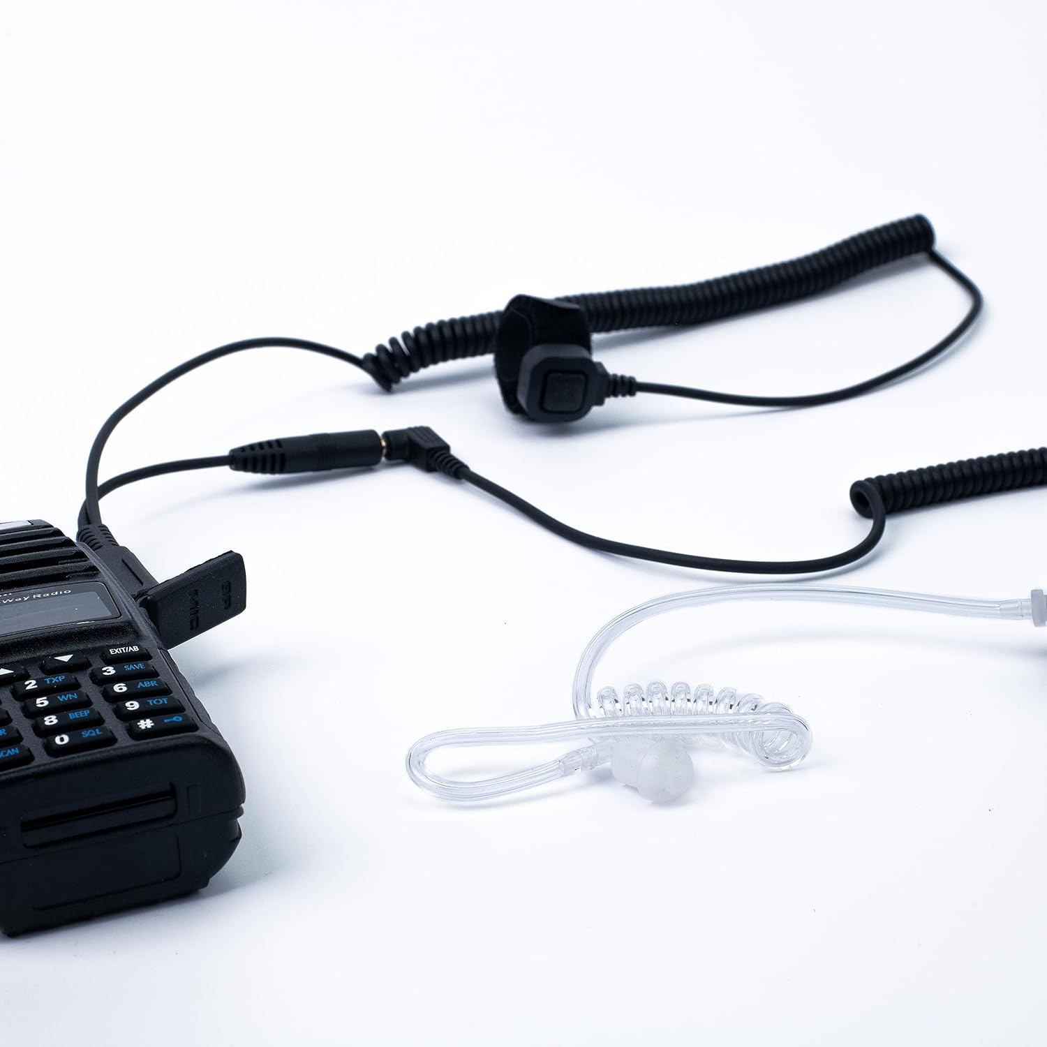 BTECH Universal 2-Pin K1 to 3.5Mm Audio Adapter with One-Touch PTT &ndash; Premium Compatibility with Baofeng, Kenwood Radios & 3.5Mm Headsets with In-Line Mics image number 4