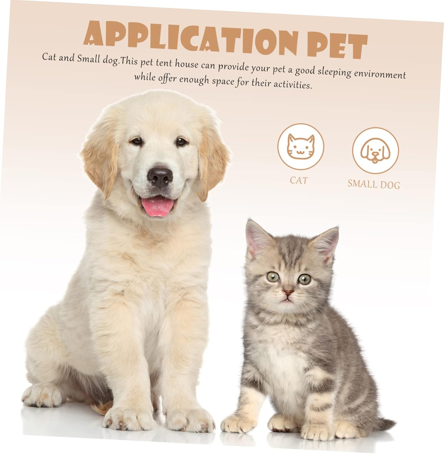 ROMISBABA Waterproof Pet Teepee Indoor Kennel Dog Tent Washable Oxford Cloth Cover Medium Small Dogs Cats Navy Blue for Home Use image number 2