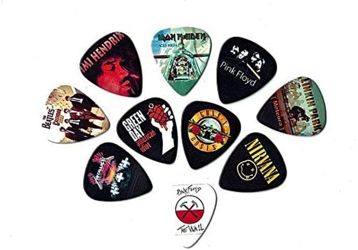 Legendary Bands Guitar Picks (10 Medium Picks in a Packet)(For Music Lovers) image number 2
