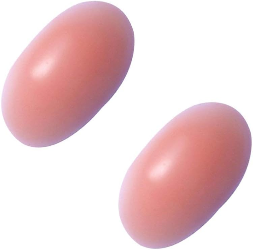 EXCEART 2 Pairs Silicone Shoulder Push-Up Pads Women Adhesive Shoulder Enhancer Reusable Anti-Slip for Girls (Silicone Skin Color) image number 4